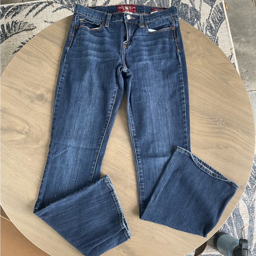 Womens lucky jeans - boot cut size 8/29